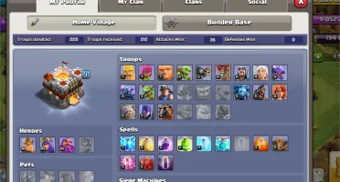 1 CONTA CLASH OF CLANS CV 11