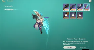 Conta Genshin Impact AR 51 main Xiao