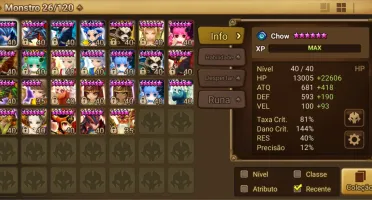 Conta SW - Servidor Global - 96 6* / 26 Nat5