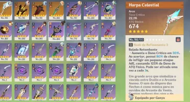 Sell account ar55,8 five-star characters,4 five-star weapon