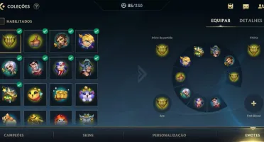 Conta wild rift com 156skins Grão Mestre Todos os Champs