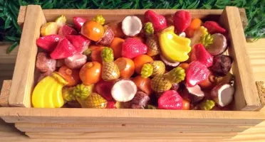kilo de frutas em sabonete