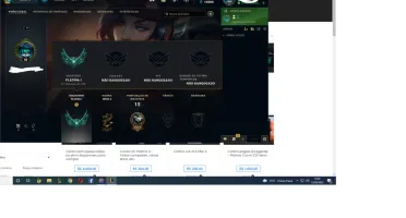 conta de lol smurf platina 1