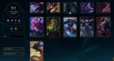 CONTA DIAMANTE 4 COM MAIS DE 100 CAMPEÕES E 92 SKINS