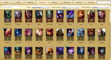 CONTA LEAGUE OF LEGENDS BR- 11 SKINS - 71 CHAMP - UNRANKED