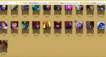 CONTA LEAGUE OF LEGENDS BR- 11 SKINS - 71 CHAMP - UNRANKED