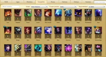 CONTA LEAGUE OF LEGENDS BR- 11 SKINS - 71 CHAMP - UNRANKED