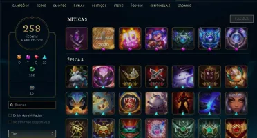 CONTA LOL DIAMANTE// QUASE TODOS CAMPEÕES// 160 SKINS// S5