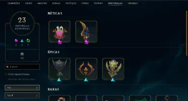 CONTA LOL DIAMANTE// QUASE TODOS CAMPEÕES// 160 SKINS// S5