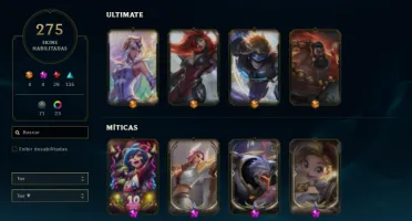 Conta Level 290 - 275 Skins