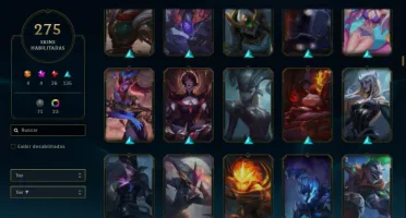 Conta Level 290 - 275 Skins