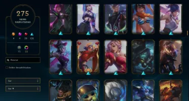Conta Level 290 - 275 Skins