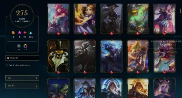 Conta Level 290 - 275 Skins