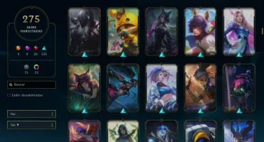 Conta Level 290 - 275 Skins