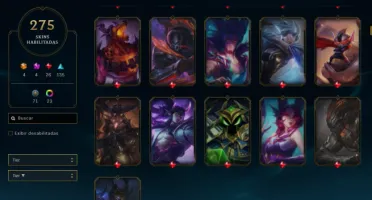 Conta Level 290 - 275 Skins