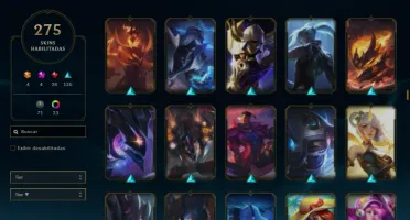 Conta Level 290 - 275 Skins