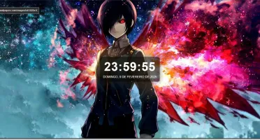 +1000 Wallpapers de Anime para Área de Trabalho com Relógio