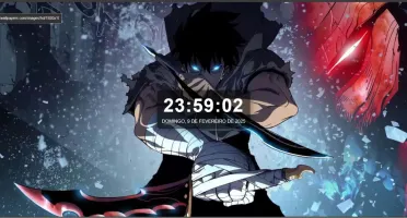 +1000 Wallpapers de Anime para Área de Trabalho com Relógio