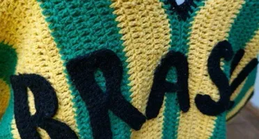 Blusa de Crochê Brasil Copa