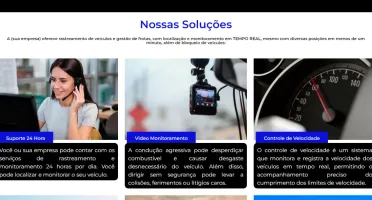 Landing Page para empresa de rastreamento veícular