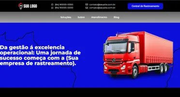 Landing Page para empresa de rastreamento veícular