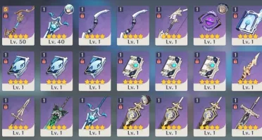 CONTA AR55 KLEE, GANYU, VENTI, KEQINGc1, +5* 10KPRIMO+20ROLL