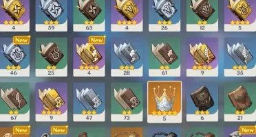 CONTA AR55 KLEE, GANYU, VENTI, KEQINGc1, +5* 10KPRIMO+20ROLL