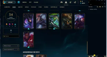 conta lol no preço bom vender logo
