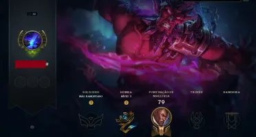 Conta De Lol - Conta Pessoal Unranked
