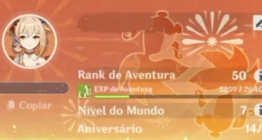 Conta com Yoimiya, Baal, Diluc e Pity Garantido.
