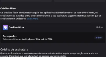 conta discord nitro diamante e boost up lvl 3
