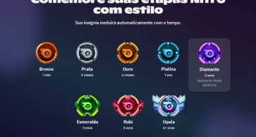 conta discord nitro diamante e boost up lvl 3