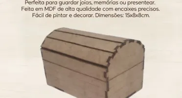 Kit Caixa MDF estilo BAU com 05 - 10 e 20un. - caixinha...