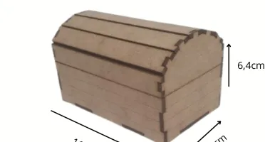Kit Caixa MDF estilo BAU com 05 - 10 e 20un. - caixinha...