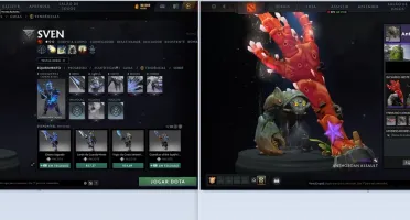 CONTA DOTA 2 LENDA 5 CHEIA DE ITENS/SETS