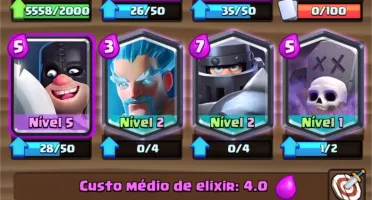 ROYALE LVL 10 ARENA 11 QUASE TODAS AS CARTAS + ZAP FULL