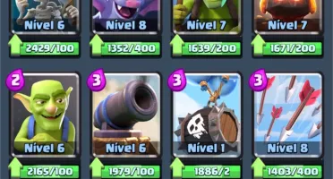 ROYALE LVL 10 ARENA 11 QUASE TODAS AS CARTAS + ZAP FULL