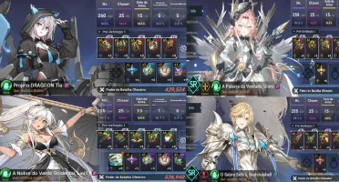 V>Conta Grand Chase Mobile Elesis S + Arme S