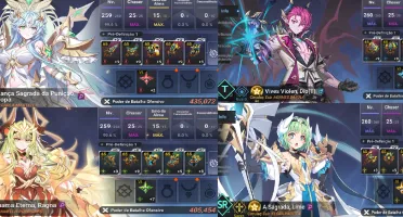 V>Conta Grand Chase Mobile Elesis S + Arme S