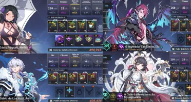 V>Conta Grand Chase Mobile Elesis S + Arme S