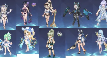 V>Conta Grand Chase Mobile Elesis S + Arme S