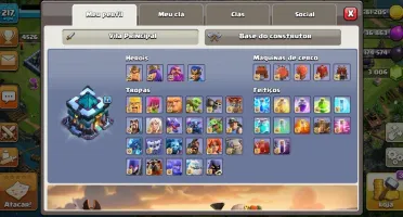 CV13 99% Full + obstáculos e enfeites raros + skins