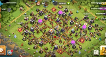 Clash of clans cv11 muito bem upada