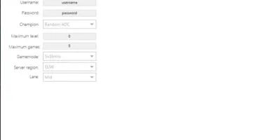 Bot League of Legends para upar contas do level 1 ao 30