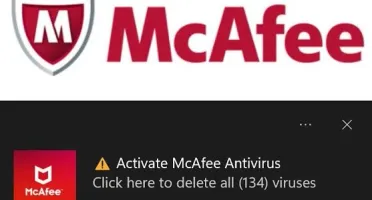 1 ano de McAfee Código Original