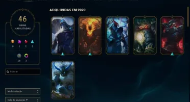 Conta LV 236 Platina Season Passada 46 Skins