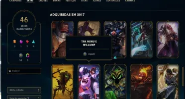 Conta LV 236 Platina Season Passada 46 Skins