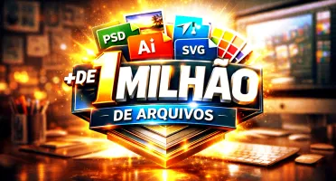 + De 1Milhão De Arquivos Para Design + Brinde