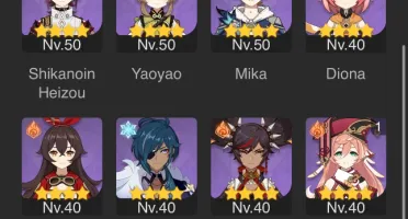 Conta Nahida c1/Neuvillette /Furina /Eula/Kazuha/Yae Miko
