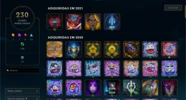 Conta platina 4 /WILD RIFT PLATINA 2 180 skin tds campeões
